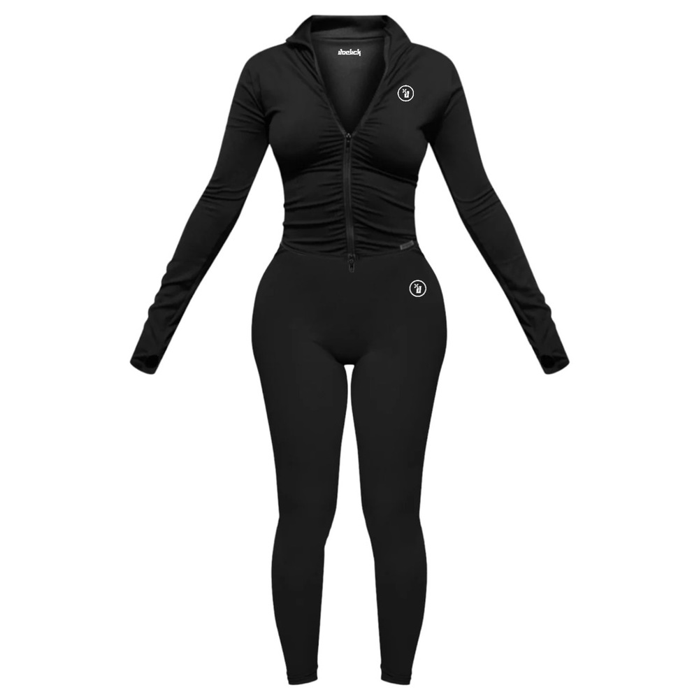 Black sport jacket set